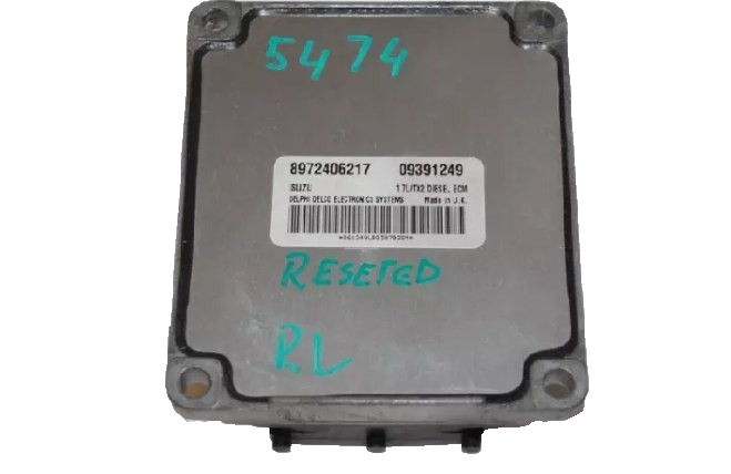 ECM Vauxhall Opel Zafira Astra 1.7 Y17DT ECU 8972406217 09391249 RESET & PIN