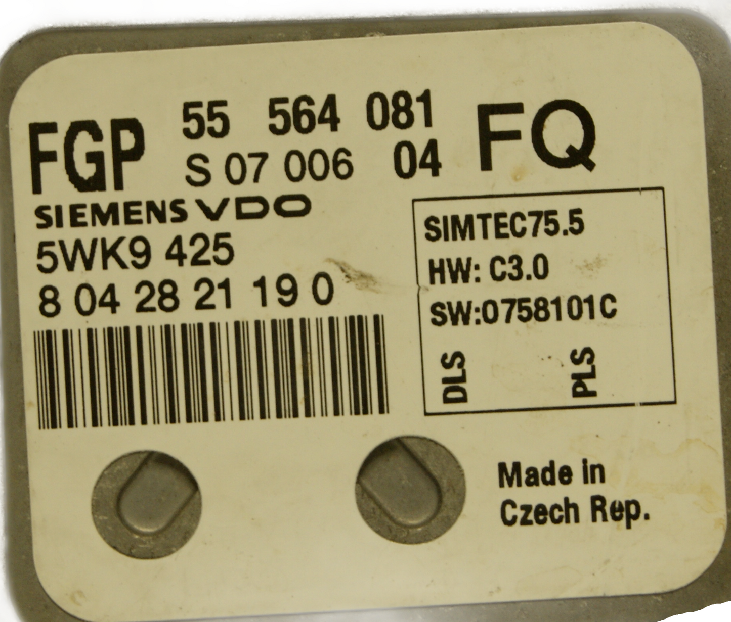 ECU ASTRA H ZAFIRA B 55564081 FQ Z18XER PLUG & PLAY CLONING BY POST