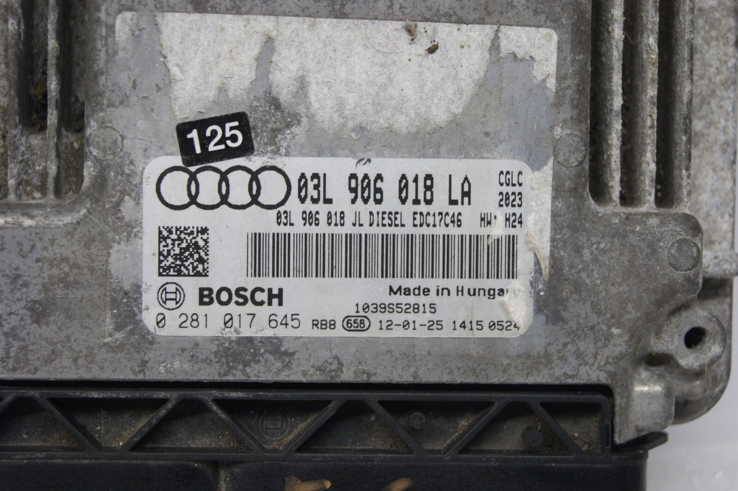 AUDI A6 ECU 03L906018LA 0281017645 PLUG AND PLAY PROGRAMMING BY POST
