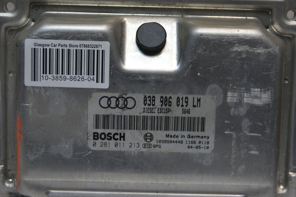 AUDI VW ENGINE ECU 038906019LM 0281011213 PLUG AND PLAY IMMO OFF