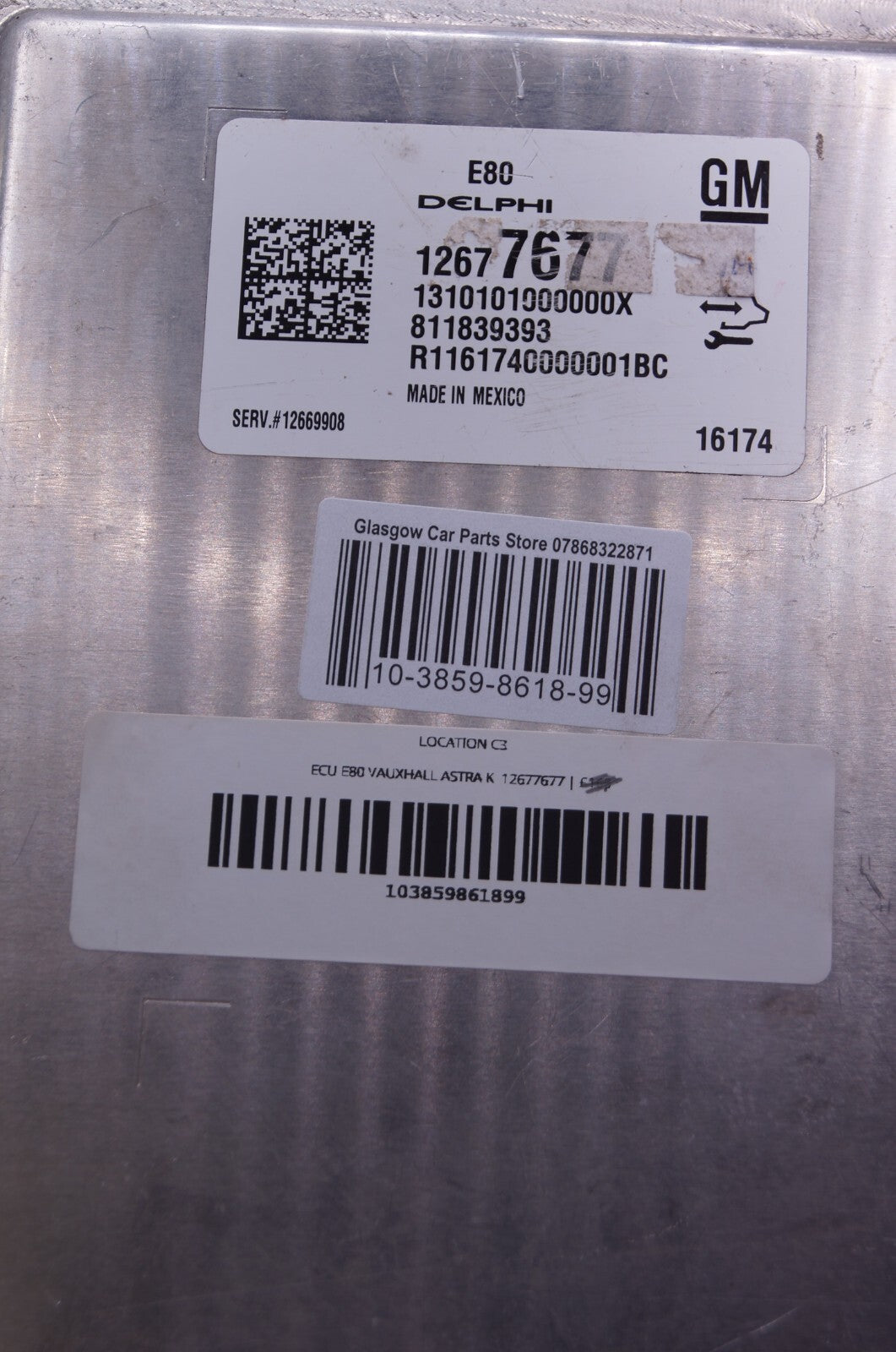 ECU VAUXHALL Chevy Cruze 12677677 PLUG & PLAY PROGRAMMING BY POST