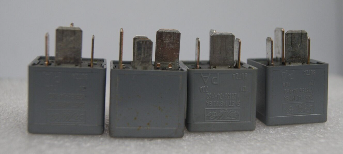4X Relay Land Rover Jaguar 4-Pin Grey FoMoCo 5M5T-14B192-EA V23136-J4-X62