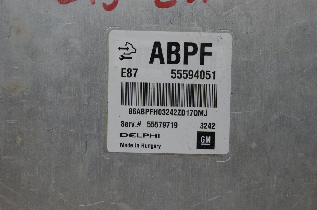E87 ECU VAUXHALL 55594051 ABPF.PLUG AND PLAY CLONING BY POST.