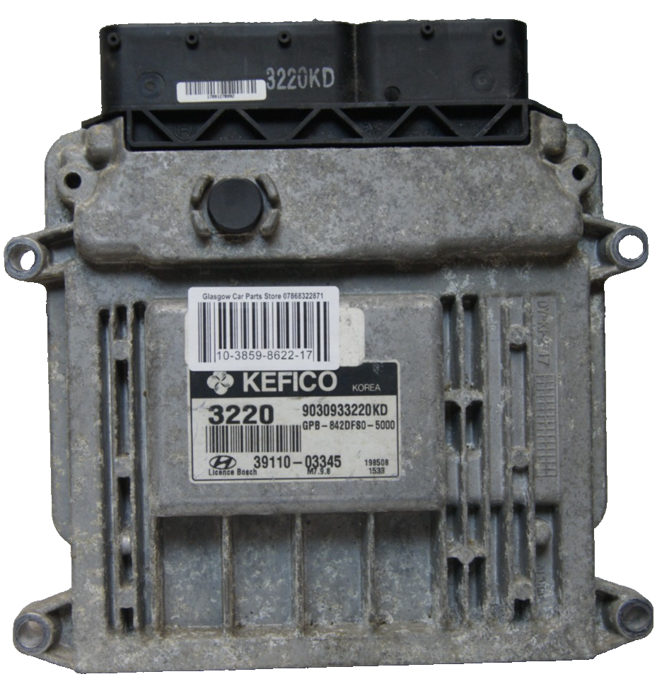 ECU KIA / HYUNDAI ECU 9030933220KD | 39110-03345 PLUG AND PLAY (CLONING)