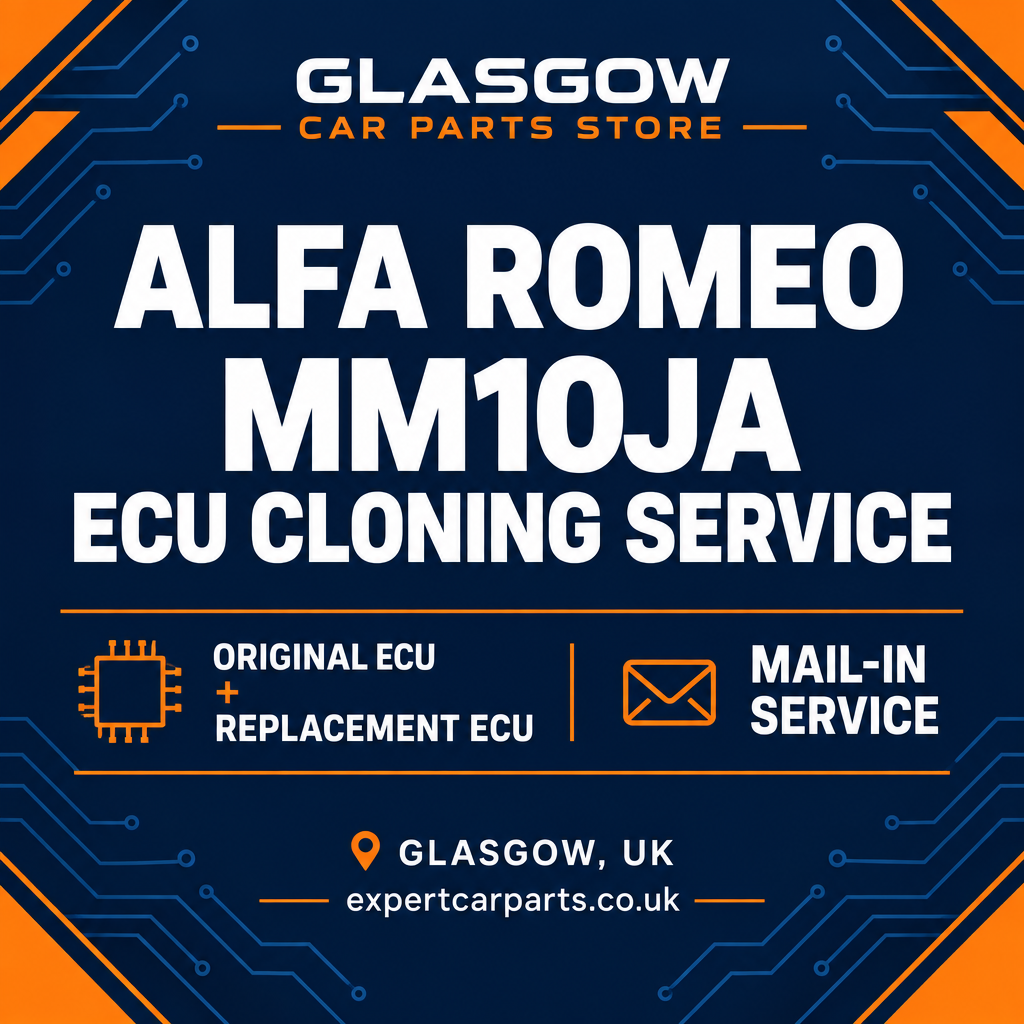Alfa Romeo MM10JA ECU cloning service, Glasgow Car Parts Store, Glasgow UK
