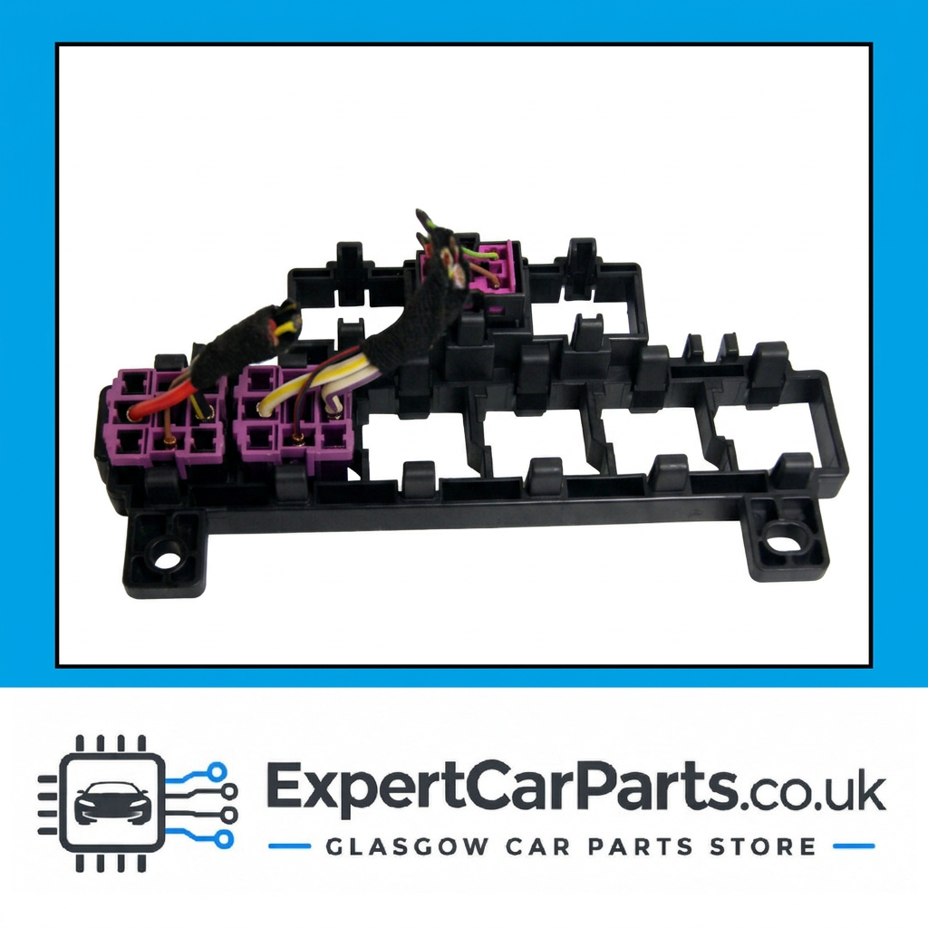 Audi A4 B7 fuse box module 8E0937503 rear connectors and wiring