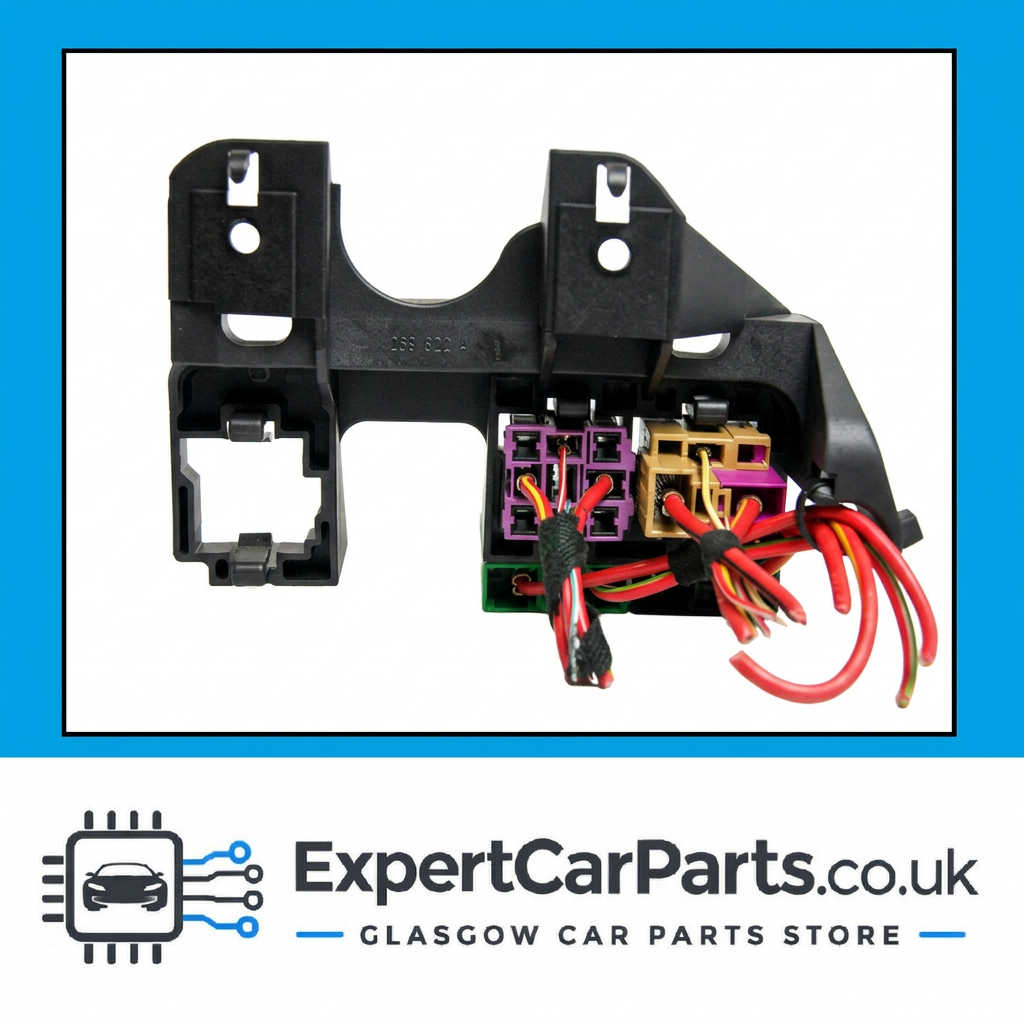 Audi A4 B7 Avant fuse box 8E2937503 rear connectors and wiring