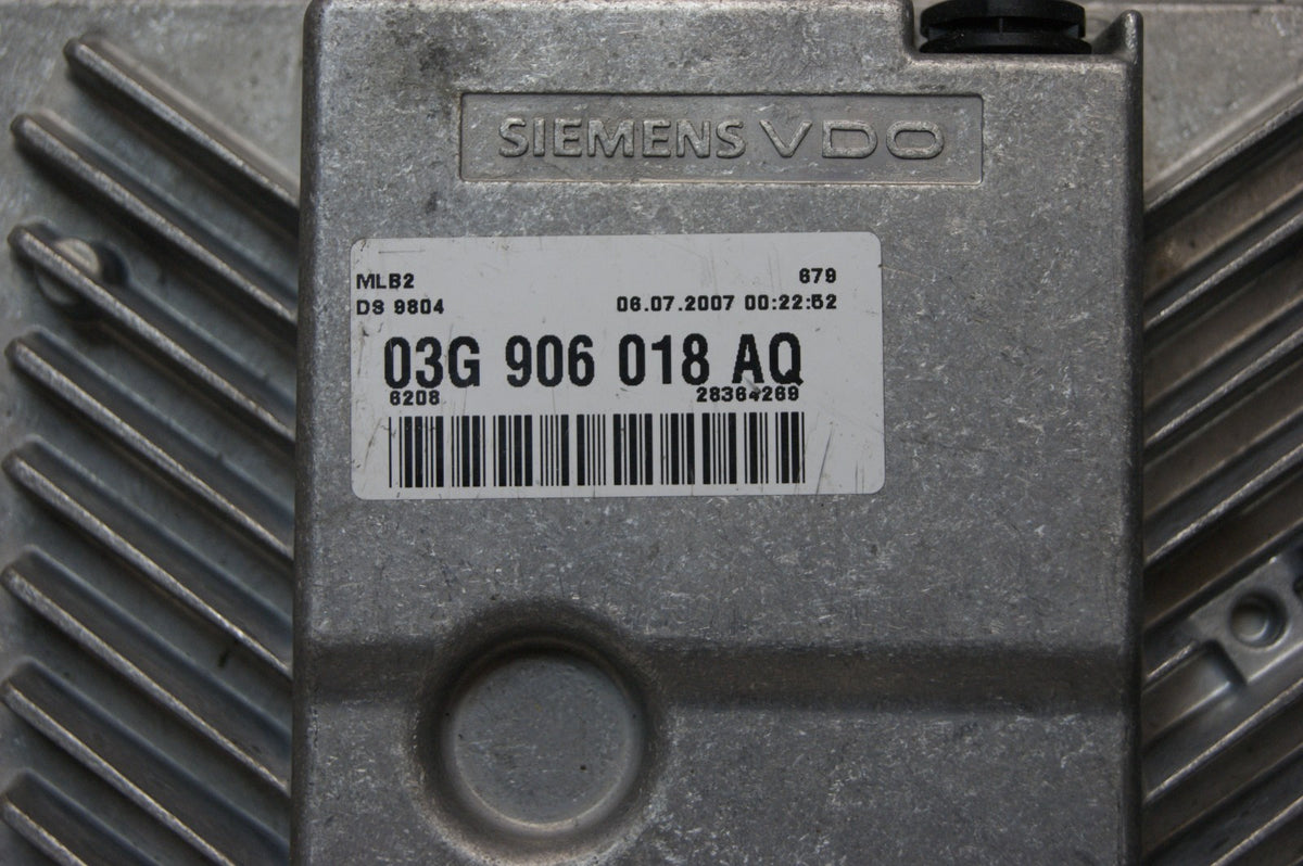 ECU AUDI VW 03G906018AQ  (CLONING BY POST) PLUG AND PLAY