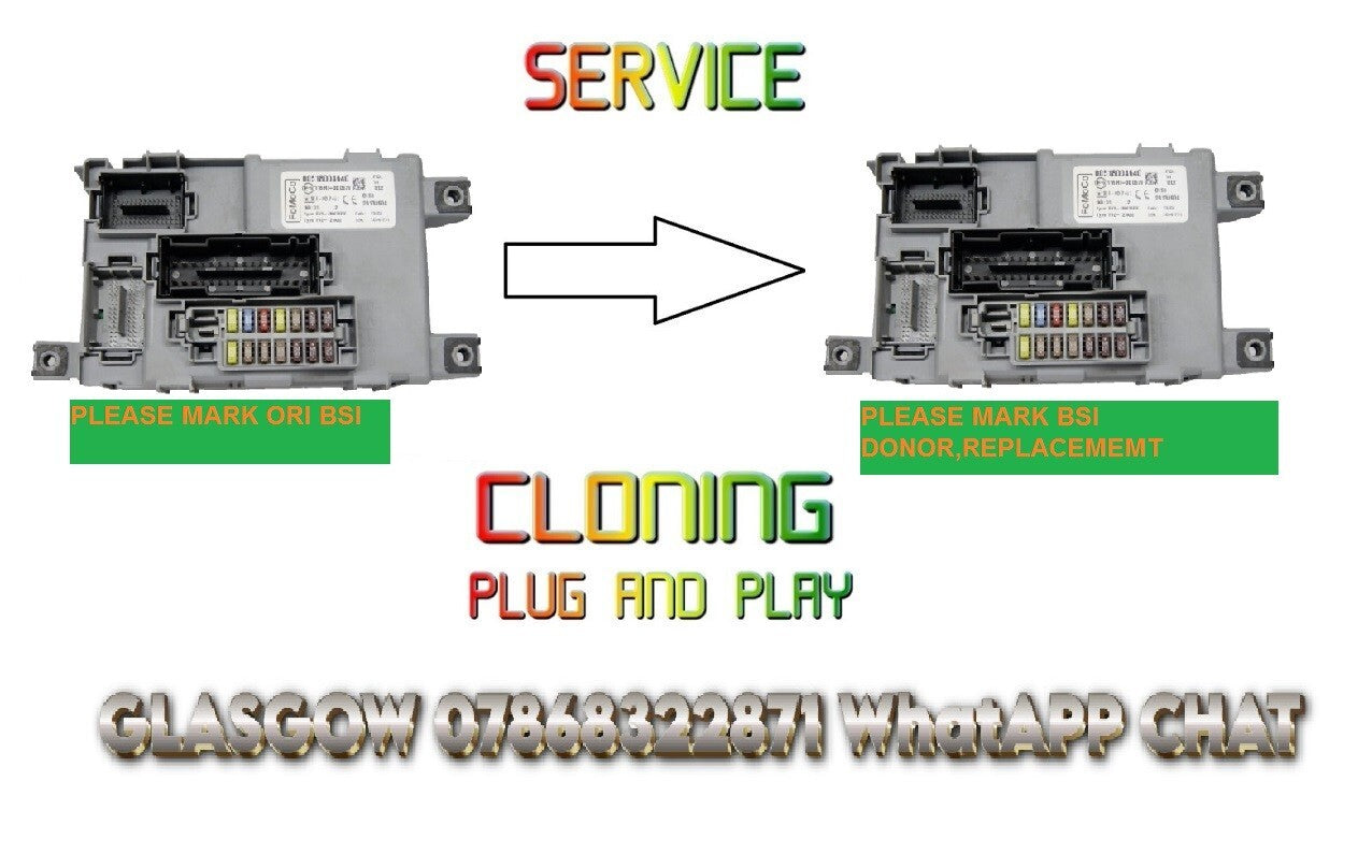 BCM FIAT 500  00518525990 DELPHI   PLUG & PLAY (SERVICE CLONING).
