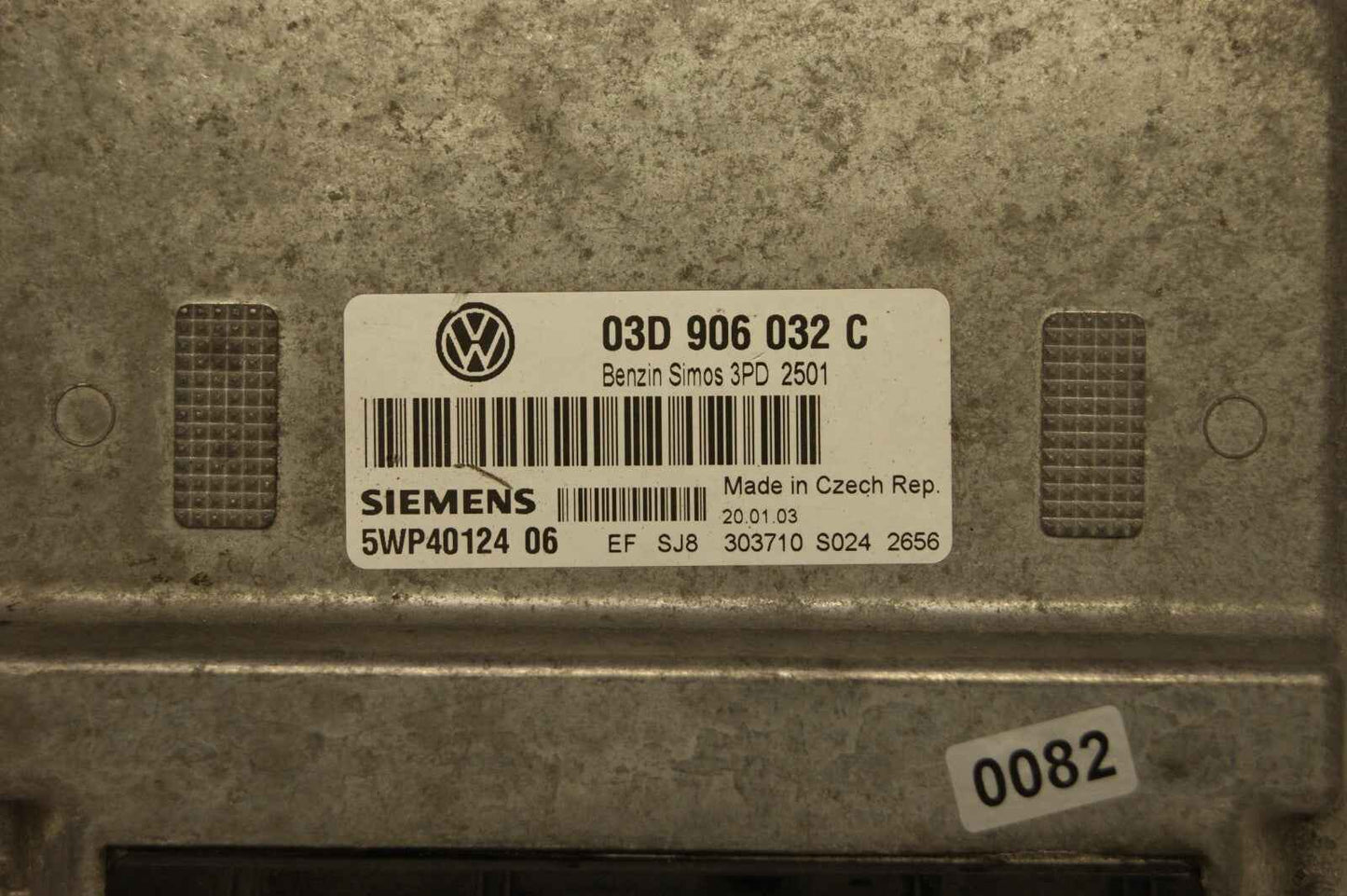 03D906032C   ECU Audi VW Skoda Seat   IMMO OFF PLUG & PLAY.