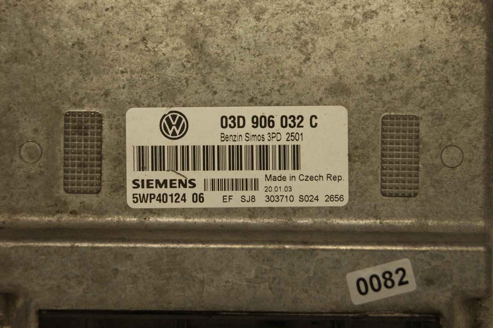 03D906032C   ECU Audi VW Skoda Seat   IMMO OFF PLUG & PLAY.
