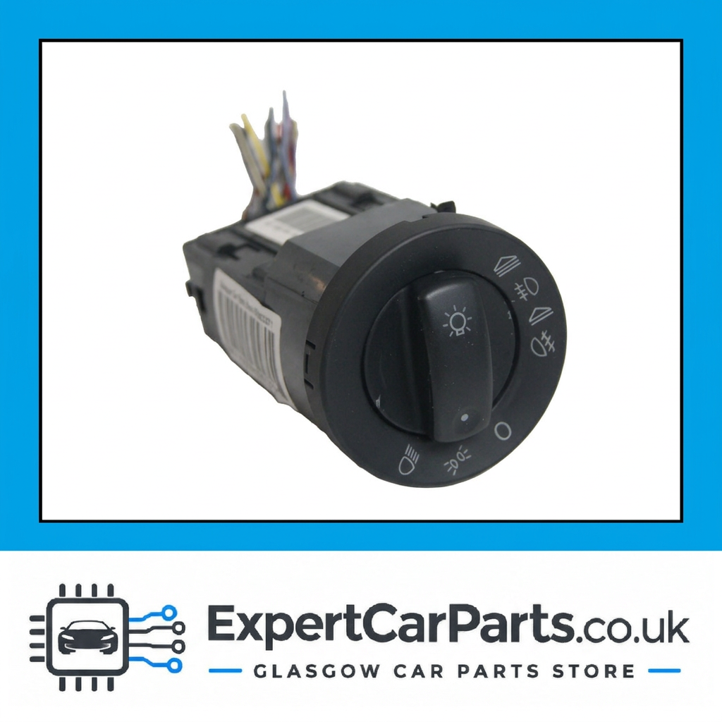 Audi A4 B7 headlight control switch 8E0941531C front view