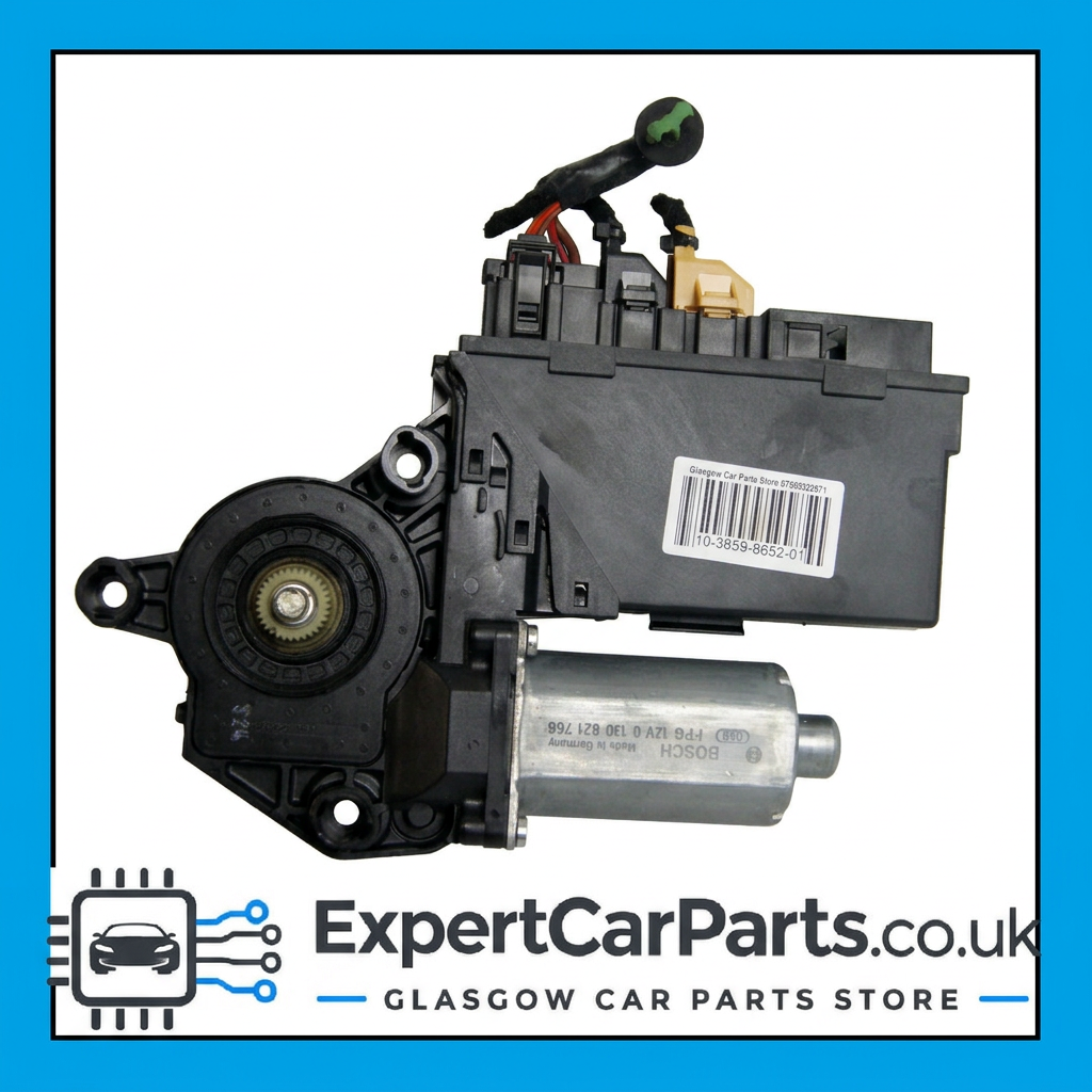 Audi A4 B7 rear right window motor rear view