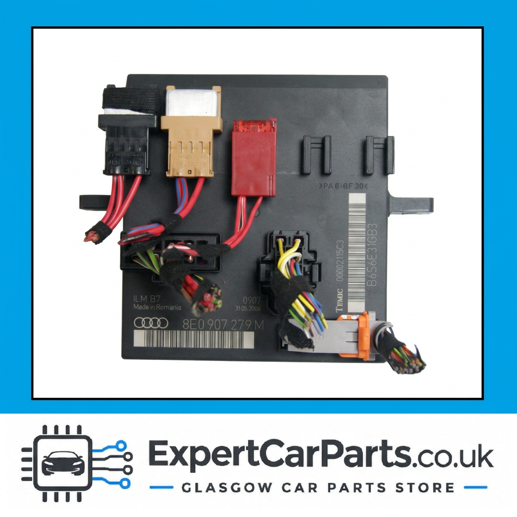 Audi A4 B7 BCM 8E0907279M module and connectors