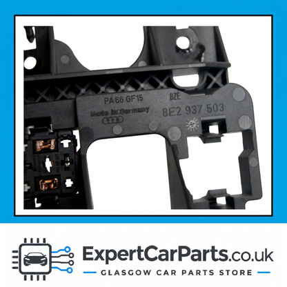 Audi fuse box moulded part number 8E2 937 503 close-up