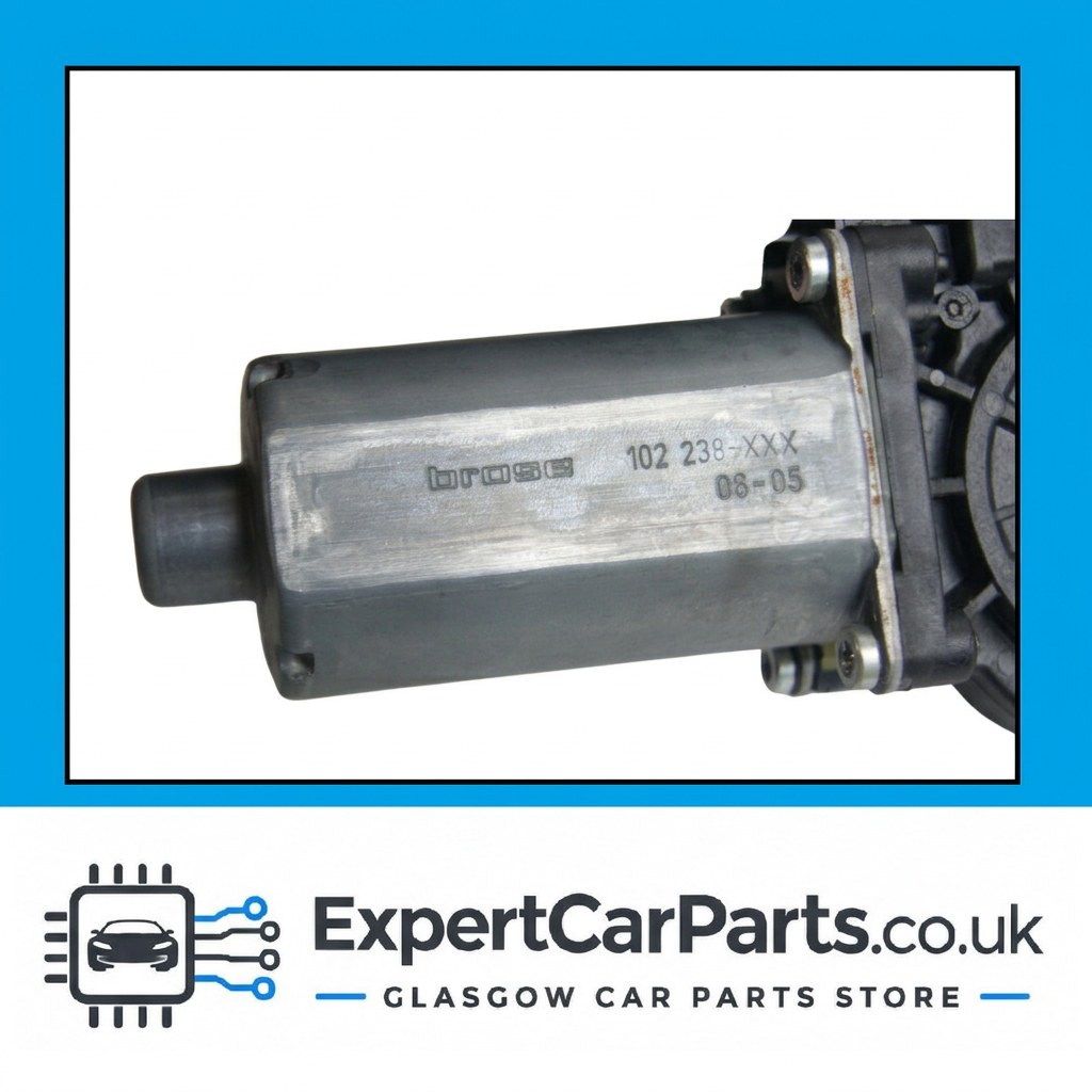 Audi A4 B7 window motor casing detail