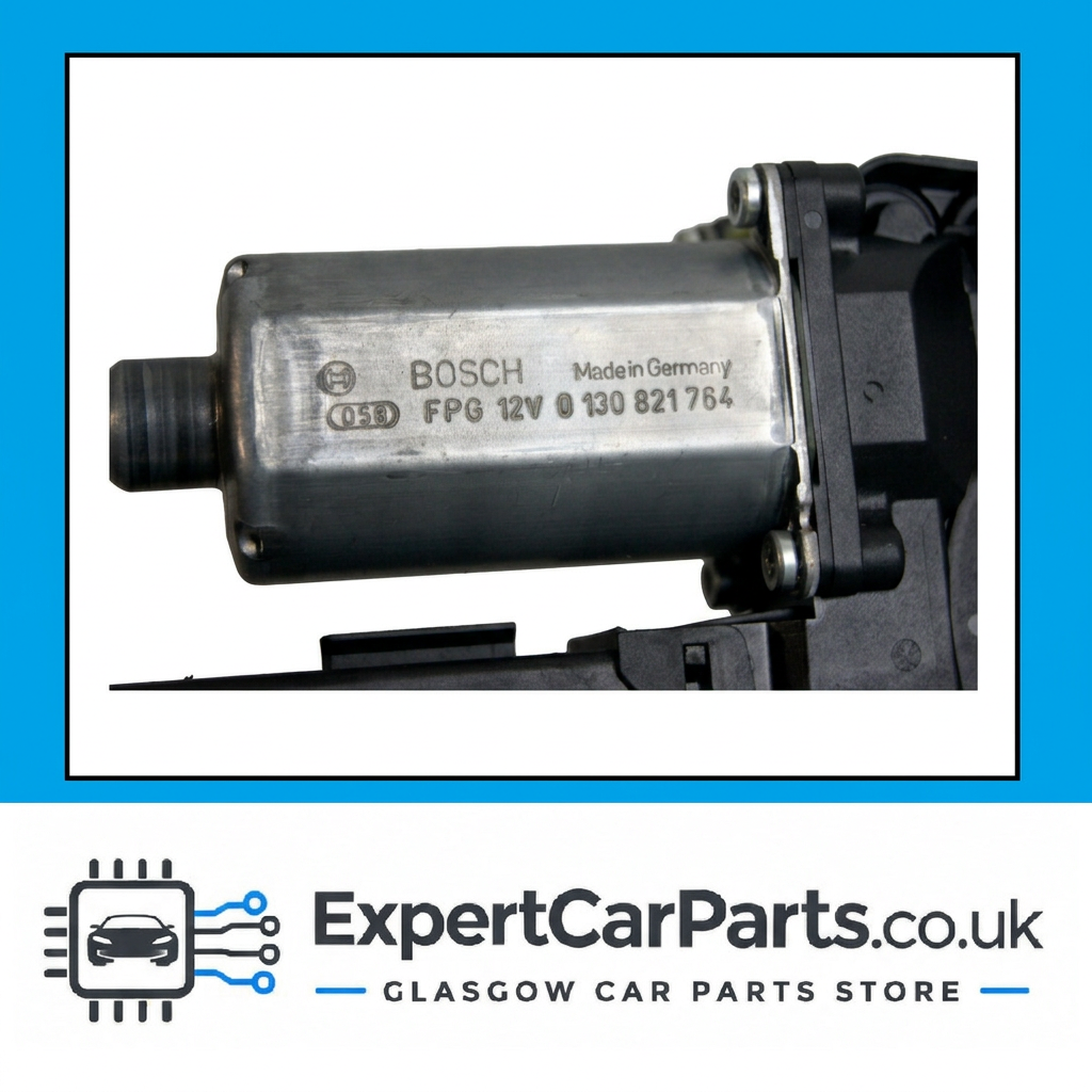 Audi window motor Bosch casing markings