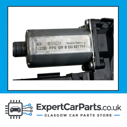 Audi window motor Bosch casing markings